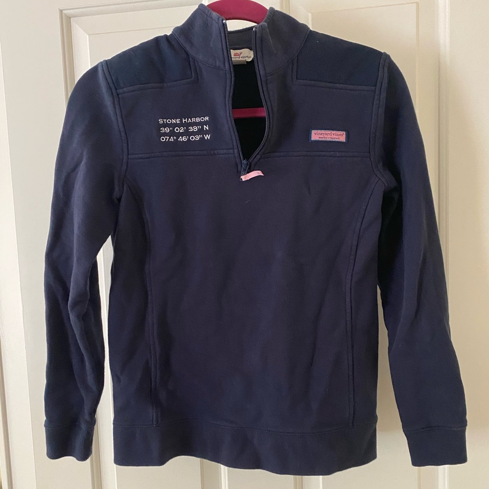 Vineyard Vines Stone Harbor Navy Sweatshirt